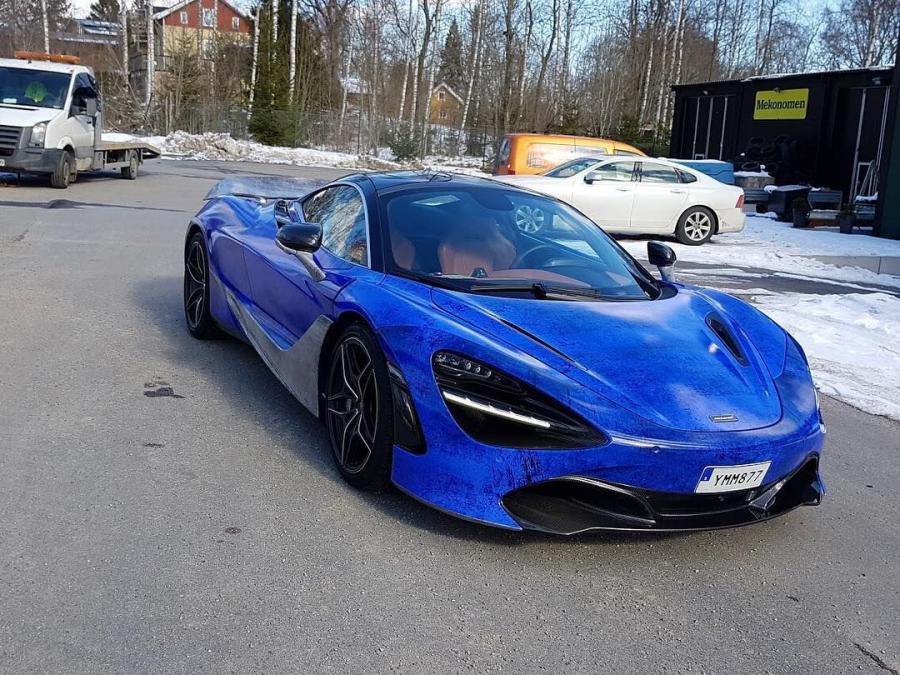  McLaren 720S Marble Blue by WrapStyle 2018 года  (фото 3 из 3)